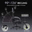 LUCKRACER Swiveling PC & Racing Game Chair-132650033