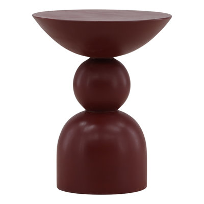 Xaviera Outdoor Side Table Red