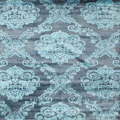 Tapis de zone bleu contemporain
