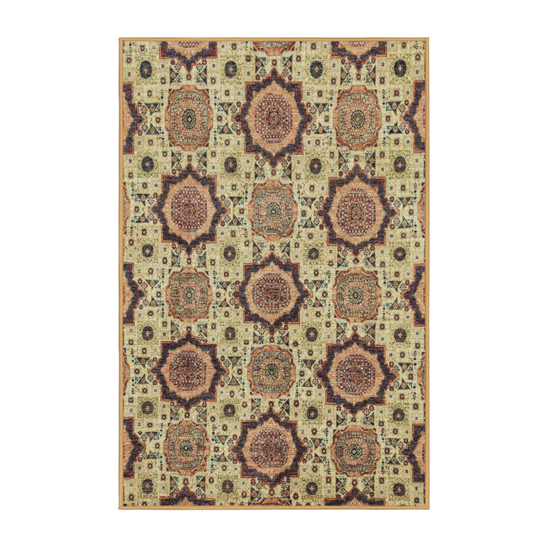 Abstract Indoor Rug, Rectangle 2' x 3'