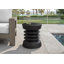 Accent Table/ 25"H/ Indoor Or Outdoor/ Side Table/ End/ Bedroom/ Living Room/ Nightstand/ Round/ Contemporary/ Modern