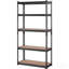 Étagère de rangement réglable à 5 niveaux, capacité de 2 000 lb, étagère de rangement robuste en métal, noire, L 30 po x l 12 po x H 60 po pour la cuisine