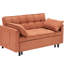 Causeuse modulaire avec lit escamotable 54,30 po Corduroy-1044410372