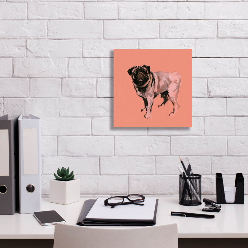  «A Very Pop Modern Dog 7» par Cartissi, art mural sur toile, H 12 po x l 12 po x P 0,75 po