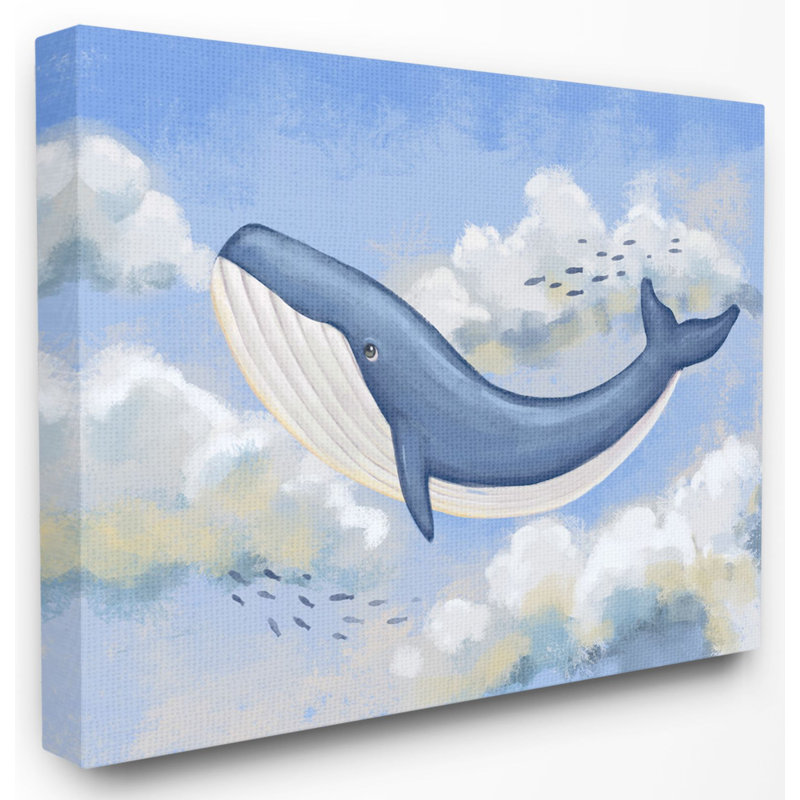 Baleine Ringold, H 24 po x l 30 po x P 1,5 po, Toile tendue