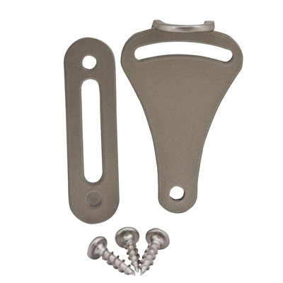 Barn Door Latch with Strike Plate