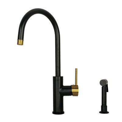 Single Handle Kitchen Faucet With Side Spray