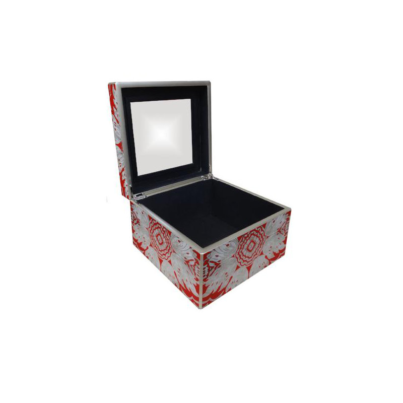 Medium Jewelry Box, Tomato