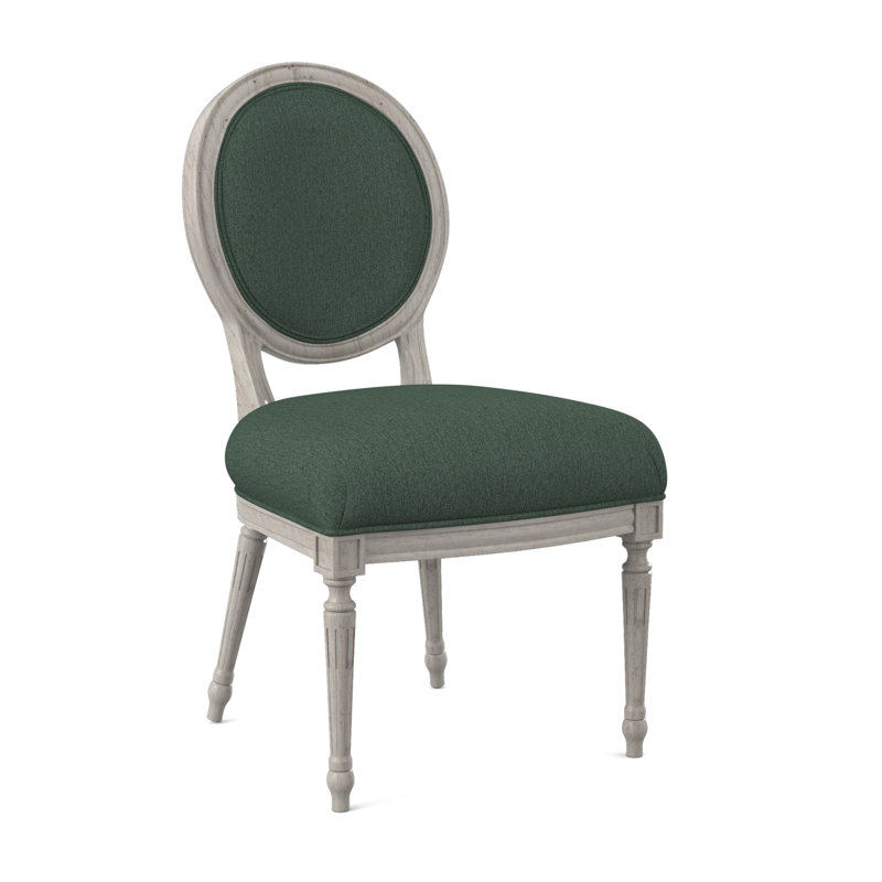Dauphin Dining Chair, Bisque, Filigree Ivory