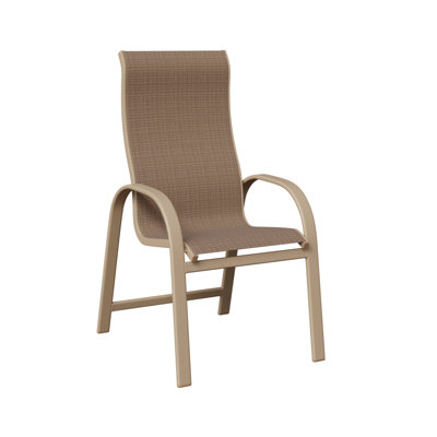 Chaise de salle à manger à haut dossier Amma Sahara Speckle