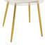 Ensemble de table de salle à manger ovale en verre clair de luxe avec 6 chaises transparentes-130417654-130417655-130417656