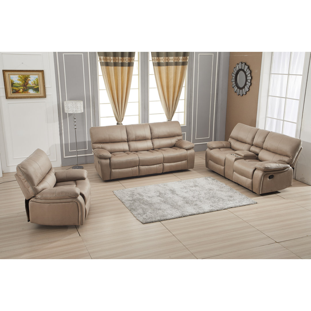 Drafton 3 - Piece Living Room Set Red Barrel Studio® 
