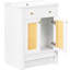 Meuble-lavabo simple avec plateau en résine 18,09 po Balcinde