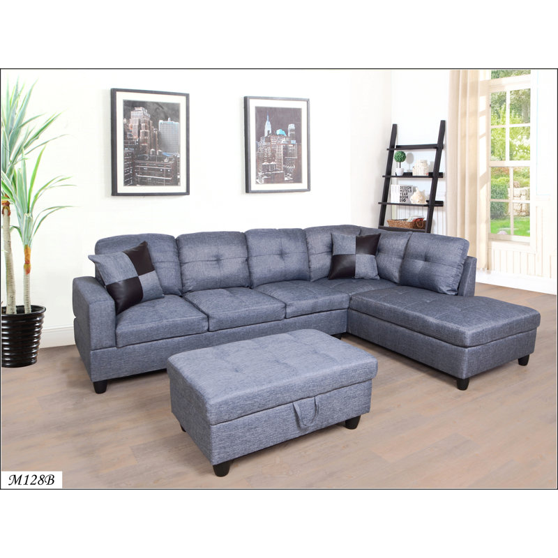 3 PC Sectional Sofa Set