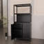Rangement pour salle de bain en bambou avec loquet magnétique Jeurt