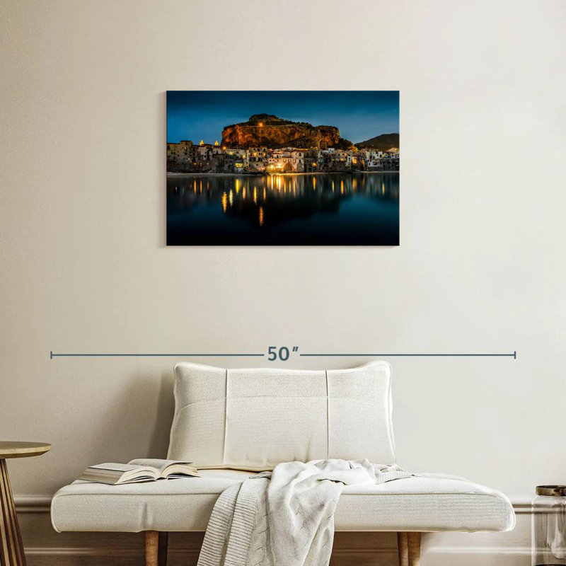 Ravi Cefalu At Night, 20" H x 30" W