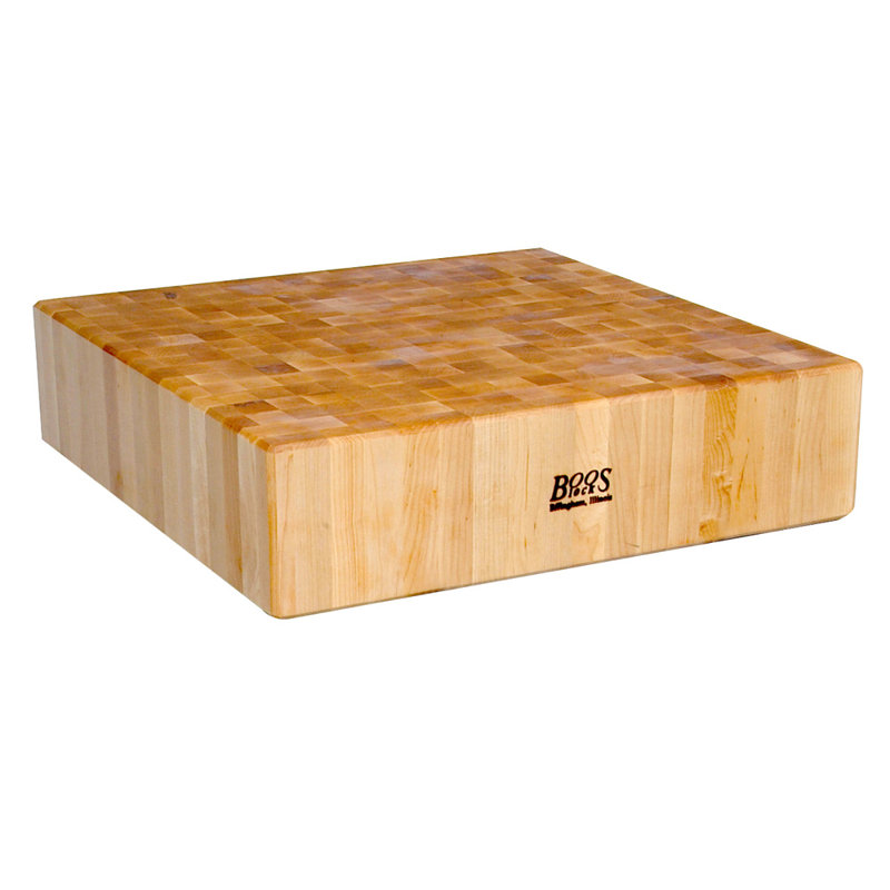 Cucina Laforza Prep Table with Butcher Block Top, Included
