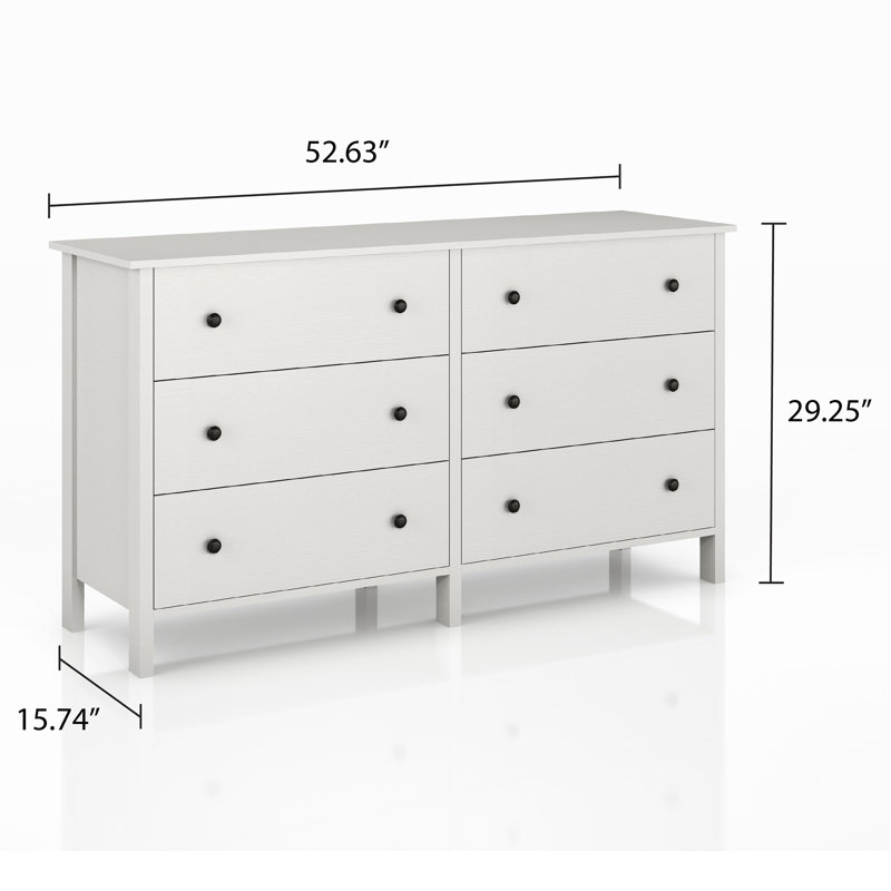 Laurel Foundry Modern Farmhouse Studley 6 - Drawer Dresser & Reviews ...