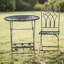 Steel Patio Dining Set Table,