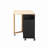 Kitehcn Island with Extensible Rubber Wood Table Top,adjustable Shelf Inside Cabinet for Different Utensils-752739483