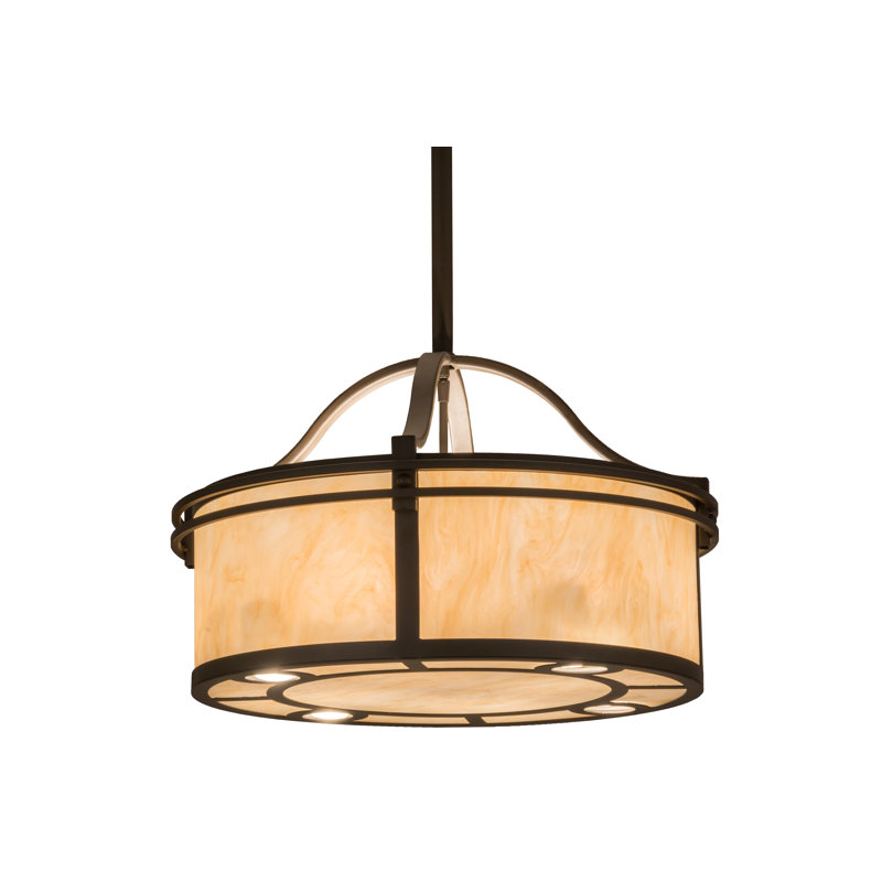 Sargent 12 - Light Lantern Drum Chandelier