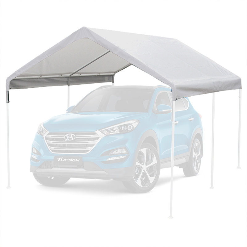 White Rectangular Water-Resistant Garden Canopy Cover
