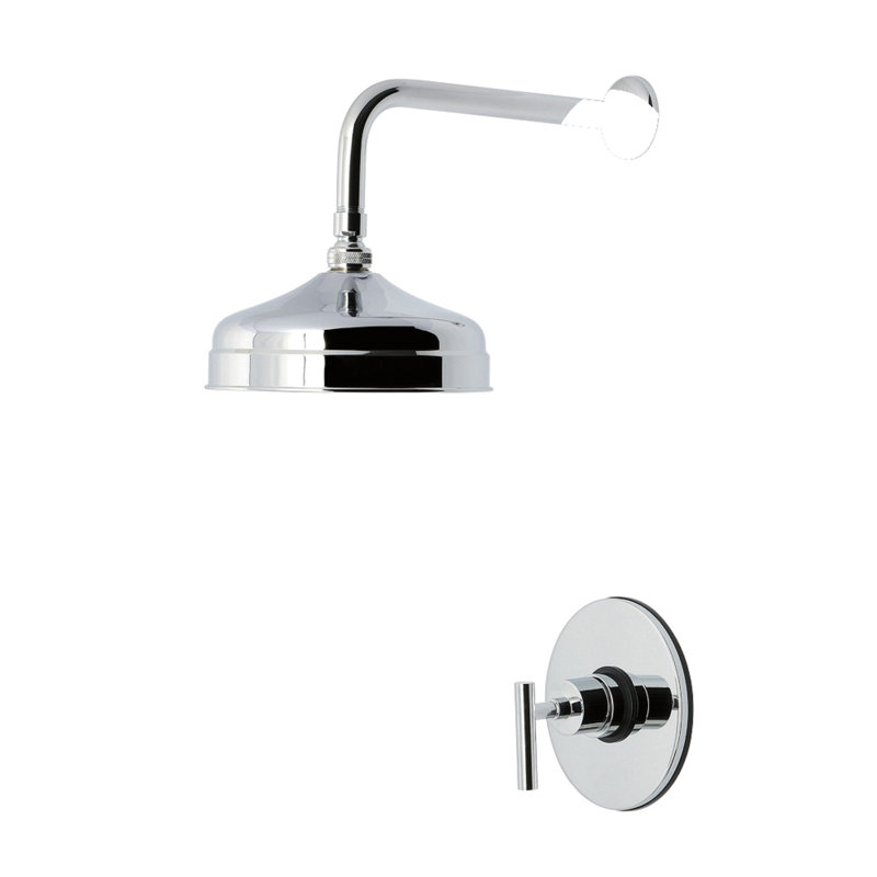 Robinet de douche Kingston à poignée simple Kingston, Chrome poli