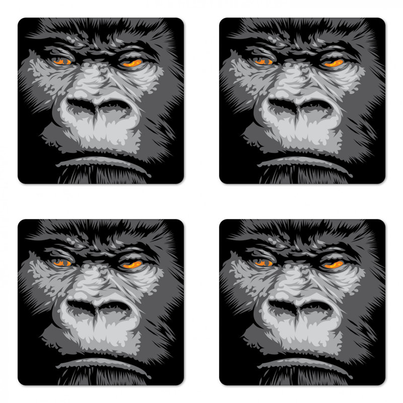 Square 4 Piece Coaster Set