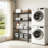 Multi-purpose 4 Metal Storage Unit - Adjustable Shelves, Rust-, Efficient Organization Rust Resistance, Easy Installation