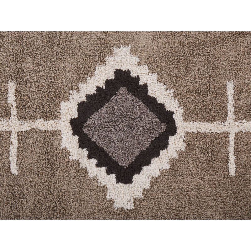 Affonso Geometric Cotton Area Rug, Rectangle 160 x 230cm