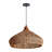 1-Light Rattan Lighting Fixture Handmade-899361881