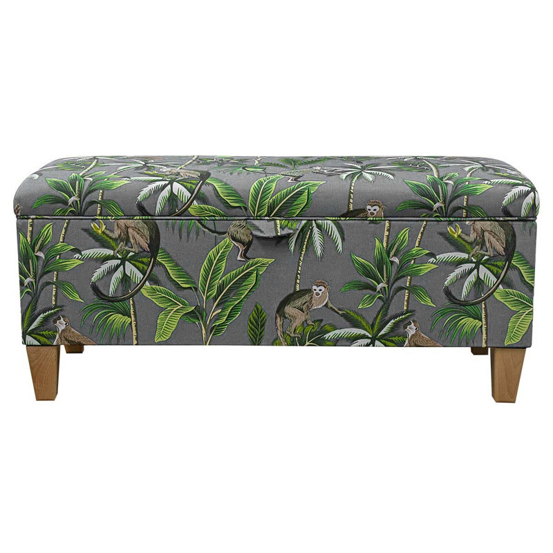 100cm Storage Bench, Monkey Grey