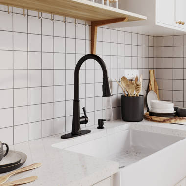 Newport Brass - Kitchen Faucet With Side Spray – PlumbTile