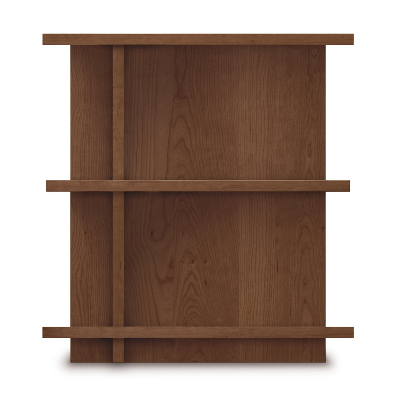Mansfield Solid Wood Nightstand, Saddle Cherry, Left