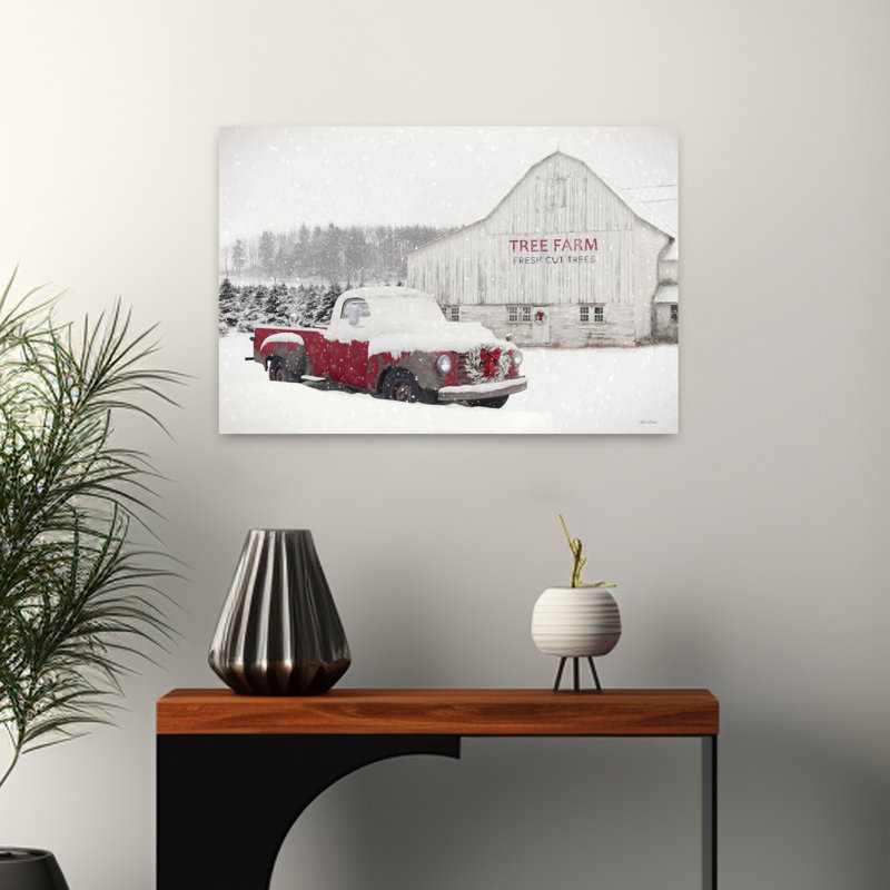 Arbre de Noël contemporain Studebaker at Tree Farm, H 16 po x l 24 po