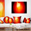 Housse et insert de coussin  Abstract Glowing Misty Sphere
