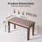 31"W Upholstered Solid Wood Frame Bench