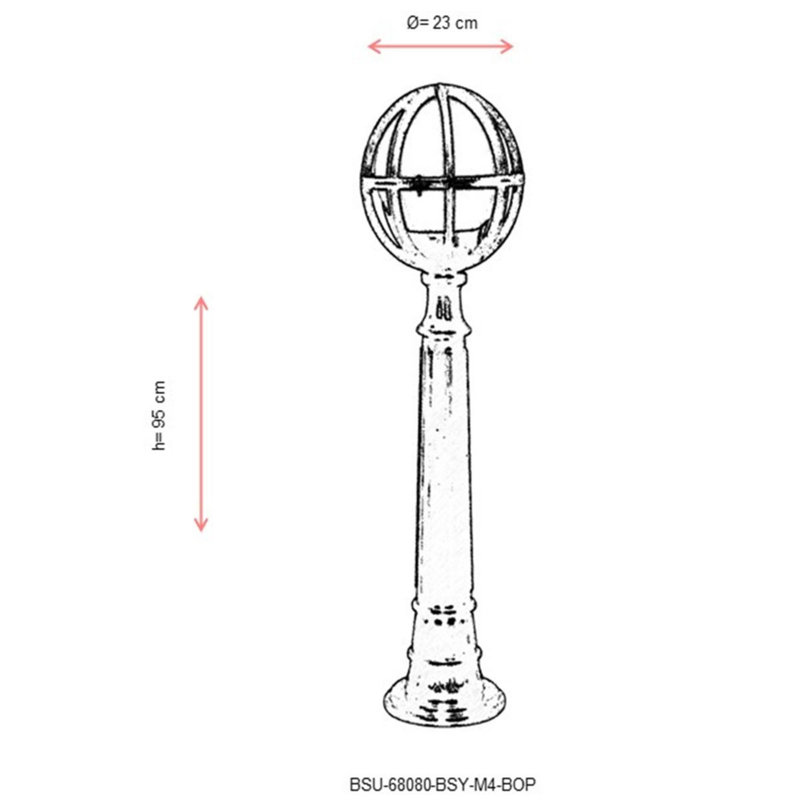 Adifaah 100cm Traditional Floor Lamp