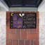 Tapis de porte Haunted Sweet Home, imprimé par Lindley Wiesner, 18 po x 30 po