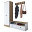 Portemanteau avec banc et rangement pour chaussures-123075060