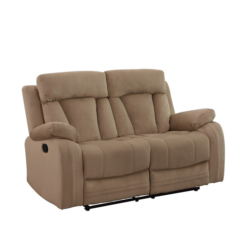 Canapé inclinable Ullery, Beige, H 40 po x l 63 po x P 38 po