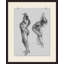 Figure Study 4' Framed Print on Glass
