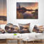Yellow Tinged Spring Mountains - coussin à imprimé paysage-1579653549-1579653553
