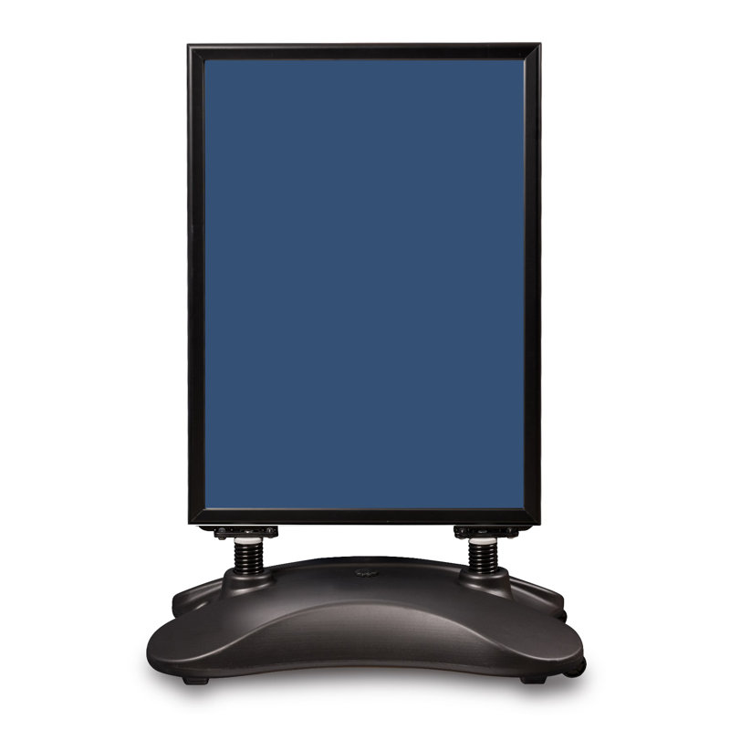 Graziela Pavement Sign With Snap Frame - Hampton A1, Black
