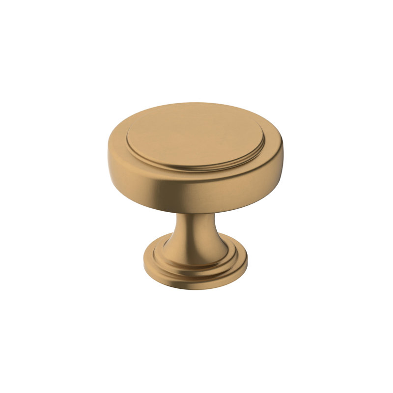Exceed 1-3/8 inch (35mm) Diameter Champagne Bronze Cabinet Knob, Champagne Bronze
