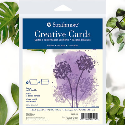 Deckle Edge Greeting Cards 6 Pack
