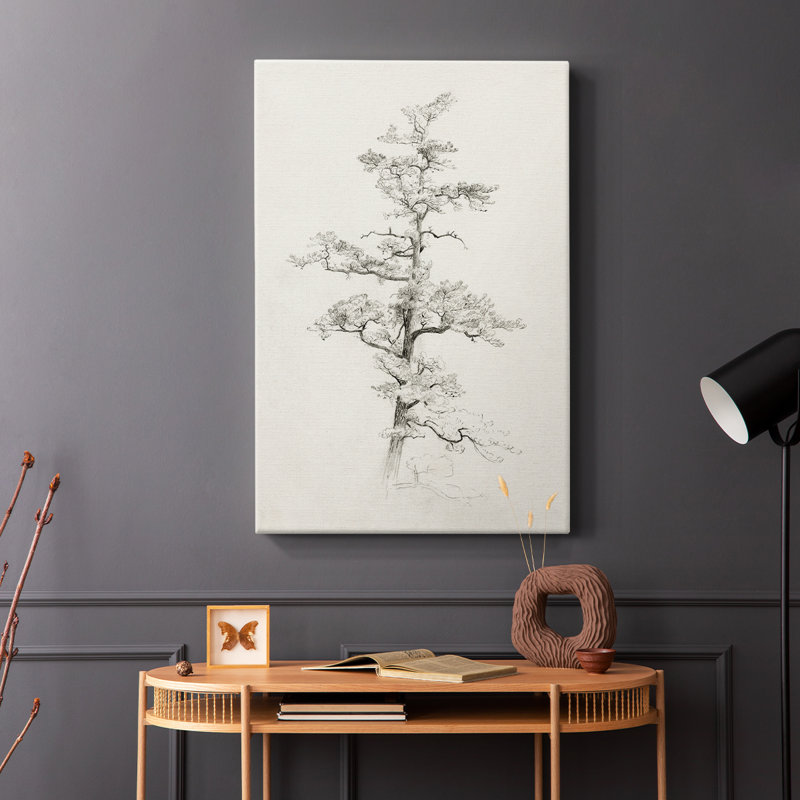 Croquis rétro XC - galerie Cavas, H 48 po x l 32 po