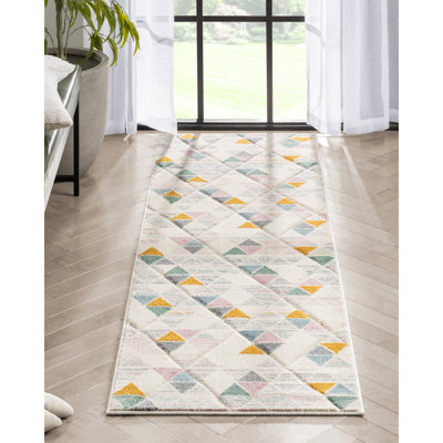 Astrid Geometric Synthetic Area Rug