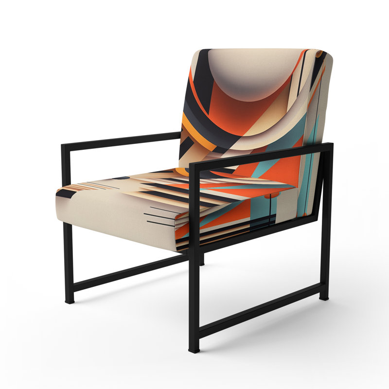 Fauteuil d'appoint rembourré Briadale, Noir, noir, noir, noir
