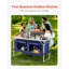 Station de cuisson pliante en aluminium 3